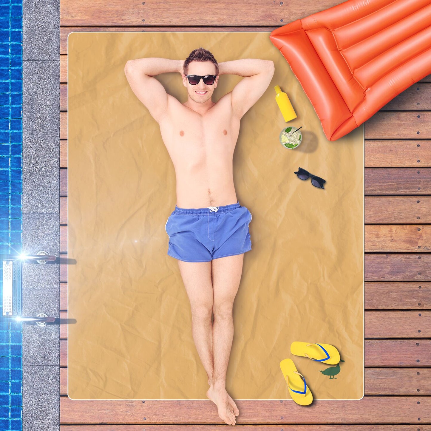 Duck and Cover Shop Beach Towel - BT1C2