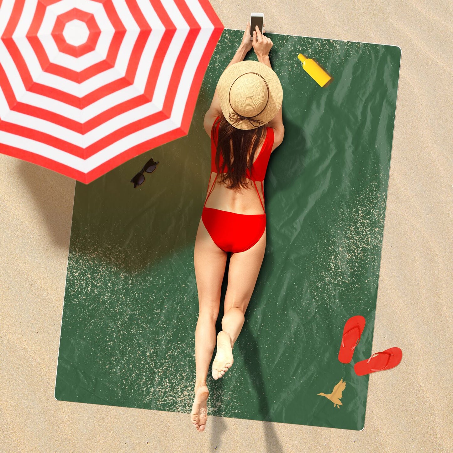 Duck and Cover Shop Beach Towel - BT3C1